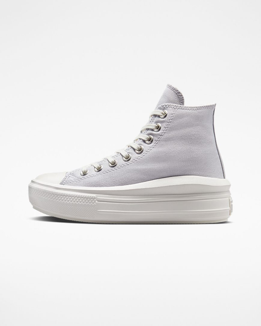 Topanky Na Platforme Converse Chuck Taylor All Star Move Vysoke Damske Nachový Biele | SK WKHSN0